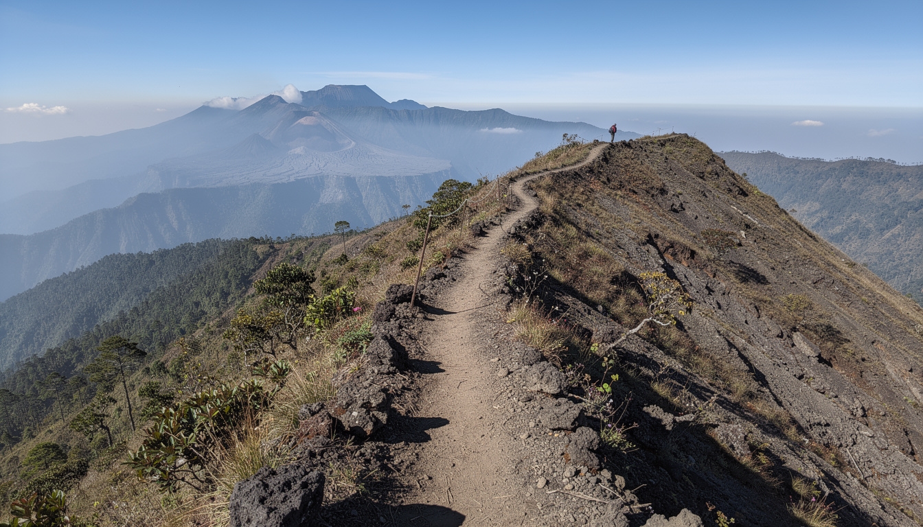 Jalur pendakian gunung di Pulau Jawa